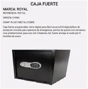 -Caja Fuerte Pequeña - Img 46068376