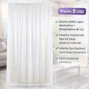 ✨*CORTINA DOBLE CAPA TRASLÚCIDA* - Img main-image-54941163
