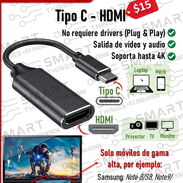 Adaptador Tipo C a HDMI y Lightning a HDMI* Para compartir la pantalla de un móvil android GAMA ALTA y iPhone - Img 44449381