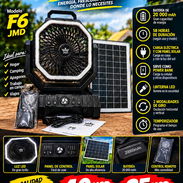 Ventilador recargable F6 con panel - Img 57970627
