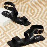 Sandalias negras talla 37 - Img 54709790