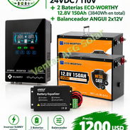 🔴COMBO FOTOVOLTAICO (INVERSOR+BATERÍAS+BALANCEADOR) 1200USD - Img 58282481