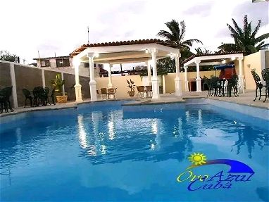 Se oferta esta excelente casa con piscina de 8 habitaciones en Guanabo +5355658043 - Img 65067790