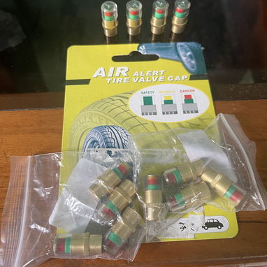 Tapas de válvula con sensor de presión! Deje de pasar trabajo, con solo mirarla sabrá el aire de sus neumáticos - 7/9
