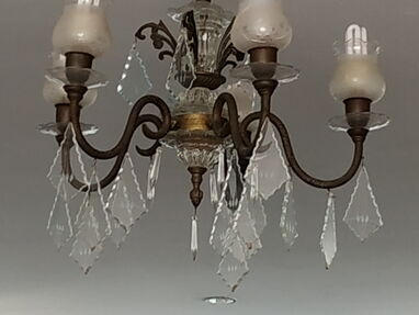 Vendo lampara de techo antigua original - Img 53161399