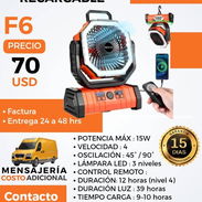 VENTILADOR F6 RECARGABLE - Img 56705908