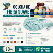 COLCHA SUAVE . FRAZADA DE 2.00 m x 1.5m - Img 55995225