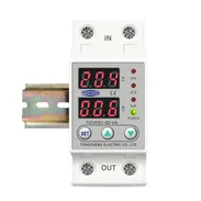 Protector digital de Voltaje y Amperaje Ajustable 110v 220v 63A - Img 57274340