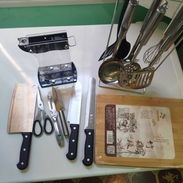 Juego de cuchillos y utensilios cocina - Img 57225215