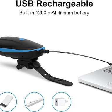ππ‘ Luz Delantera y Bocina para Bicicleta 250LM π΄ββοΈ USB Recargable Impermeable π΄ββοΈ 140dB π΄ββοΈ 5.887.23.60 - Img 104308138
