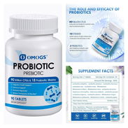 Probioticos para hombre y mujer pomos de 90 tabletas sellados - Img 50246843