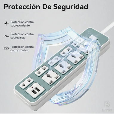 Extensión electrica con Puerto USB - Img 115164633