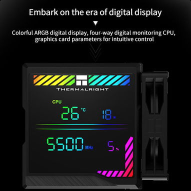 (X) Thermalright Peerless Assassin 140mm Digital ARGB – Enfriador de CPU Torre Doble Blanco con Pantalla Digital - Img 126479820