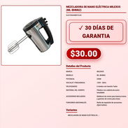 MEZCLADORA DE MANO ELÉCTRICA MILEXUS (ML-BHM62) . - Img 57882013