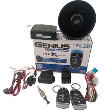 ALARMA PARA AUTOS CÓDIGO VARIABLE MARCA GENIUS MÁS CIERRES CENTRALIZADOS - Img 123067520