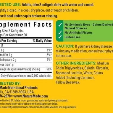 Magnesium Citrate 250mg – 60cap 50512915 - Img 107788286