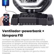 Ventilador powerbank + lampara f10 - Img 56628518