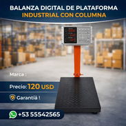 Balanza Digital De Plataforma Industrial Con Columna - Img 55654164