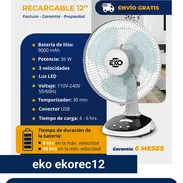 Ventilador Recargable - Img 55781801