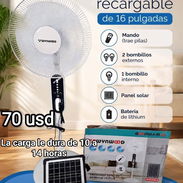 Ventilador recargable de pedestal - Img 56009268