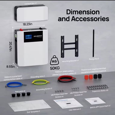 Kit d inversor y batería 6kw con 5 - 7/10
