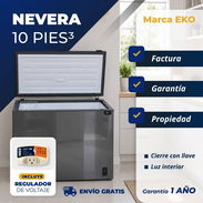 Nevera 10 pies³ con regulador de voltaje EKO - Img 57475308