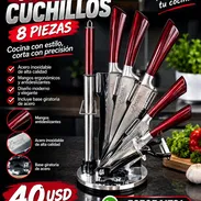 JUEGO DE CUCHILLOS 8 PIEZAS - Img 57562957