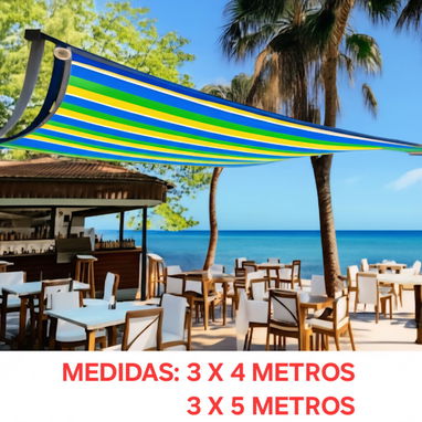 Malla, protección UV/ transpirable/ 3 x 4m, 3 x 5m.. - Img 122357737