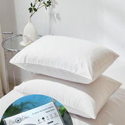Juego de protector de colchón+ almohadas confort - Img 55160876