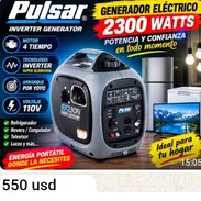 Planta eléctrica Inverter 110 v 2300 w - Img 57861557