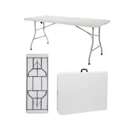 Mesa Plegable Polipropileno Blanco 180X74 cm - Img 58271024