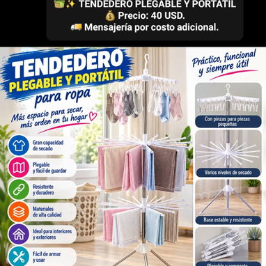 Tendederas (plegables y rígidas), varios modelos - 2/3