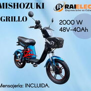 BICIMOTO GRILLO MISHOZUKI 2000W 48V-40 AH. - Img 45348536