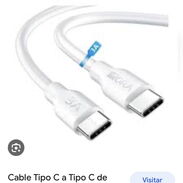 Cables 1Hora 3A 1metro Datos Carga Rápida (tipo c a tipo c  y tipo c a USB) - Img 44046126