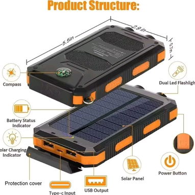Cargador Portátil de 20 mil mAh para Teléfono Celular - Img 98730714