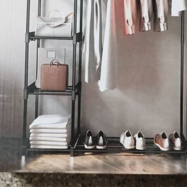 Clóset Portátil Con Zapatera - 4/8