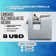 🔒 CANDADO DE HIERRO CUADRADO 💲 8 USD - Img 53469975