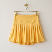 Falda Pantalón Deportiva / Skort de Tenis Amarillo / Licra - Img 56246088