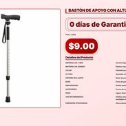 BASTÓN DE APOYO CON ALTURA AJUSTABLE . - Img 56927567