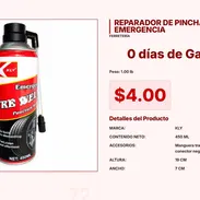 Sellador KLY de 450ml para Llantas de Auto y Moto: Reparación en Segundos VPT#-0268 - Img 55254616