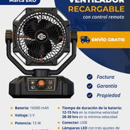 Ventilador recargable - Img 58012453
