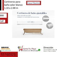 Cortineros para baño 1.10 a 2.00 cm - Img 56378117