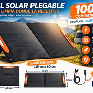 Panel solar 100w plegable y portátil para Ecoflow, Bluetti etc... - Img 58437836