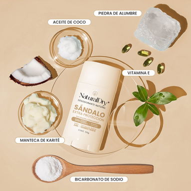 Desodorante Natural en Barra Sándalo Extra Protección - Img 117363163
