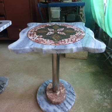Mesa de centro de sala de mármol - Img 122777855