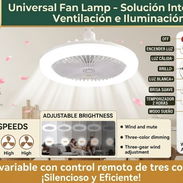 Ventilador con lámpara de 4mil lúmenes mando con pilas de regalo - Img 55641925
