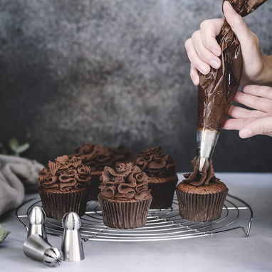 Paquete de 100 mangas pasteleras extra gruesas marca Lacorde 55cm🧁. Fuerza y tamaño profesional - Img 124869665