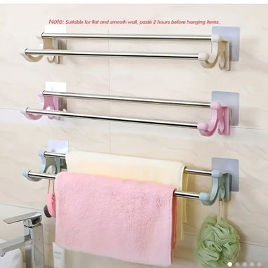 Toallero doble para toallas de cocina o dobladas - Img 96234294