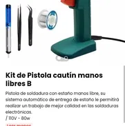 Kit de Pistola cautín manos libres B. Nuevo - Img 50208696
