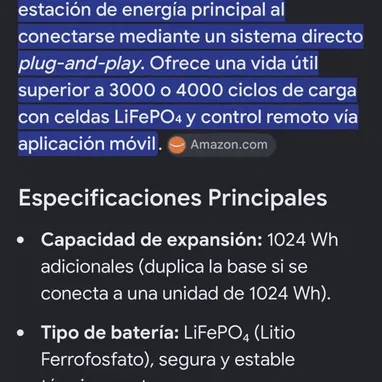Venta de batería ecoflow delta 3 1500 y batería extra - 4/5